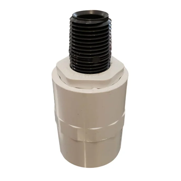 1" MNPT TO 1/2"MNPT PVC Sched 80 Adaptor for Desiccant Air Breathers
